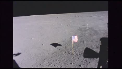 Surface-of-the-moon-+-American-flag