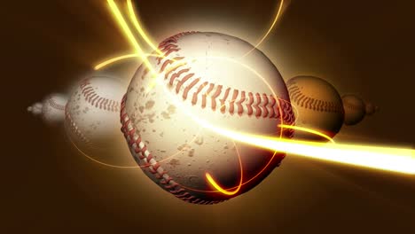 Spinning-Baseball-Konzept