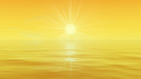Sun-Over-Water-Motion-Background