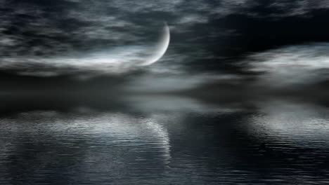 Nubes-y-luna-sobre-el-agua