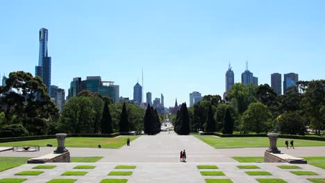 Melbourne---Skyline-Des-Zentralen-Geschäftsviertels