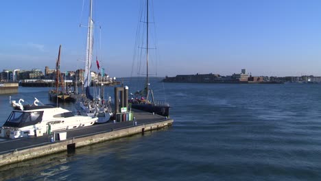 Portsmouth-Harbour-at-Dusk