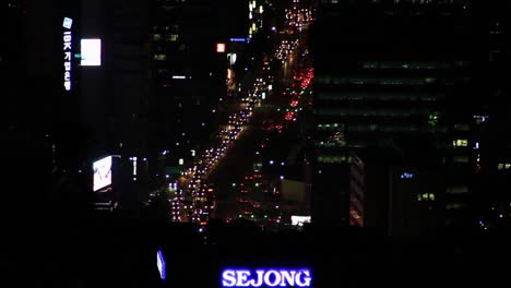 Seoul-Südkorea-Straßen-Bei-Nacht-2