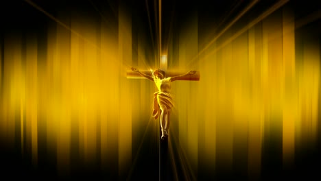 Animated-Christ-on-Cross-Golden