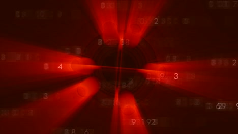 Digital-Numbers-on-Red-Background