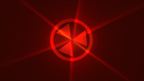 Rotating-Red-Fan-Blades