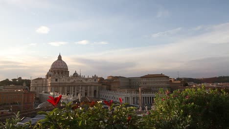 Puesta-de-sol-sobre-el-Vaticano