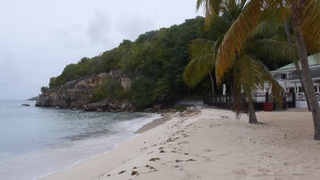 Caribbean-Beach-and-Wooded-Hillside