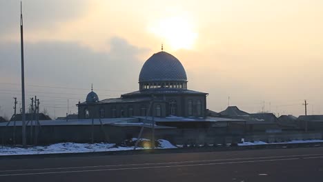 Moschee-Am-Straßenrand