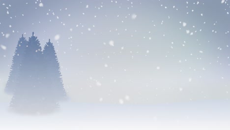 4K-Winter-Scene-with-Fog-Loop