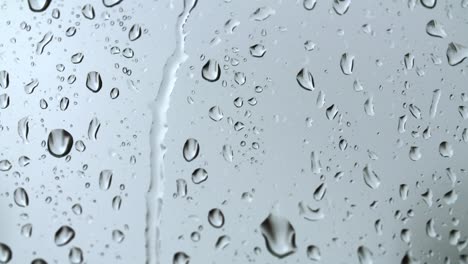 Raindrops-on-Glass-Background