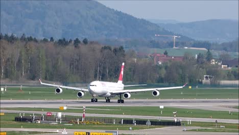 Swiss-Aircraft-Taking-Off