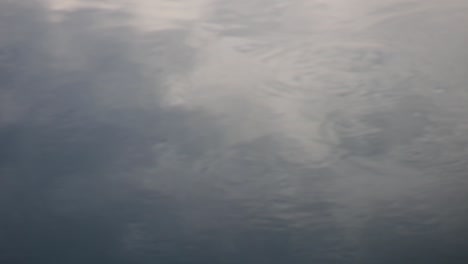 Wasser-Mit-Wolkenreflexionen