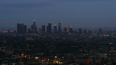 Skyline-Von-Los-Angeles-Bei-Nacht