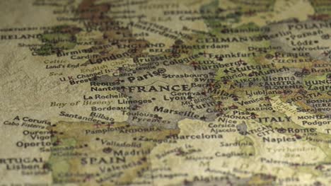 Panning-Across-France-on-a-Vintage-Map