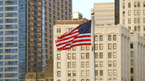 USA-Flagge-Weht-In-Chicago-2