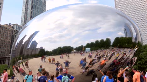 Reflexiones-de-Cloud-Gate-Chicago