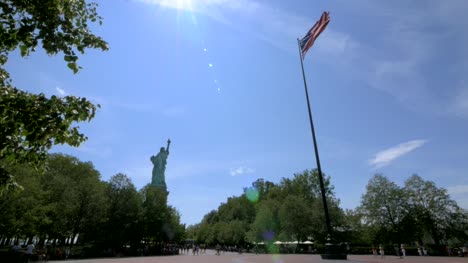 USA-Flag-Flying-on-Liberty-Island
