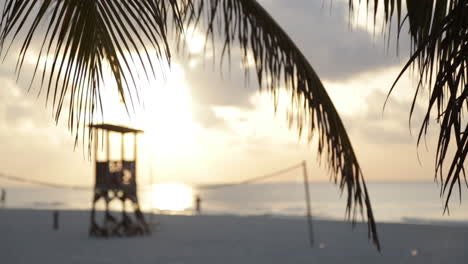Sunrise-Over-Mexican-White-Sand-Beach