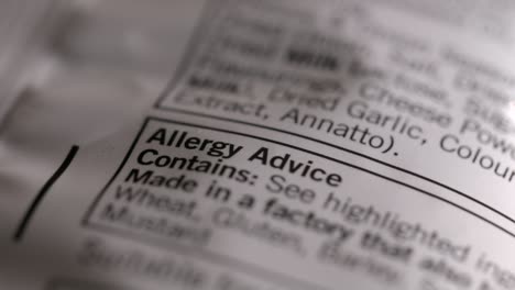 Allergy-Advice-Label