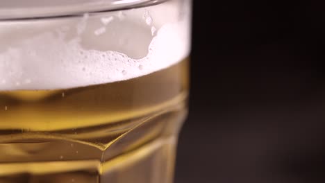 Glass-of-Beer-on-Black-Background