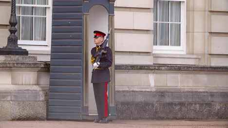Guard-Marching-infront-of-Buckingham-Palace