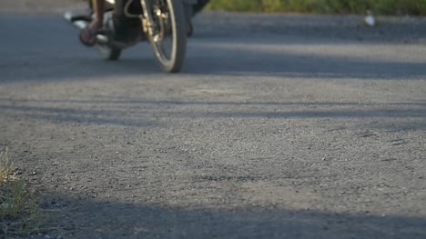 Motorbikes-Passing-On-Vietnamese-Track