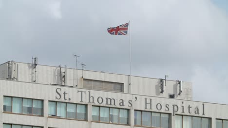 UK-Flag-Flying-over-St-Thomas'-Hospital