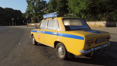 Vintage-Russian-Police-car