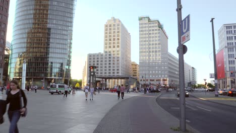 People-Walking-Across-Potsdamer-Platz