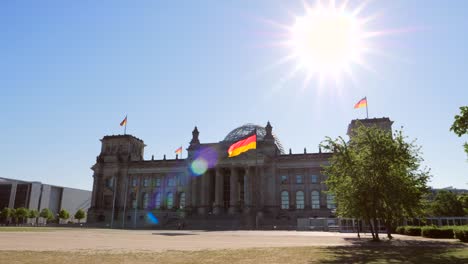 Das-Reichstagsgebäude-In-Berlin
