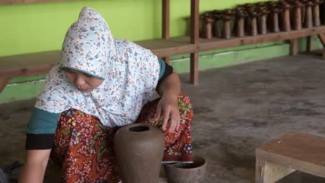 Indonesian-Potter-in-a-Workshop