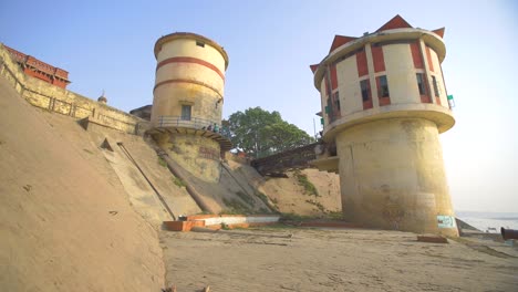 Shot-Revealing-Water-Towers-by-the-Ganges