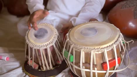 Setting-Up-Traditional-Indian-Drums