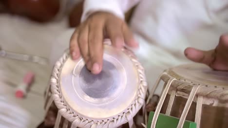 Close-Up-of-Man-Playing-Tabla-Drums