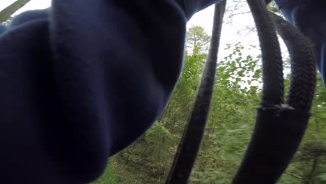 POV-Zipwire-a-través-del-bosque