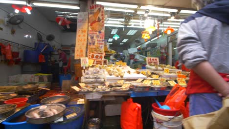 Produce-on-Stalls-at-Hong-Kong-Market