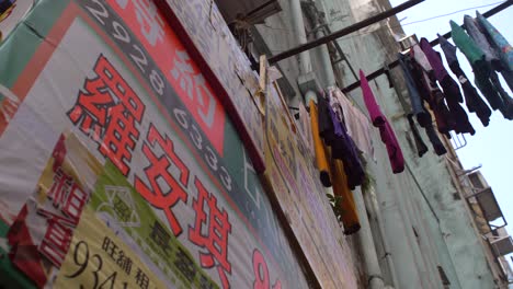 Laundry-Hanging-Over-Hong-Kong-Street