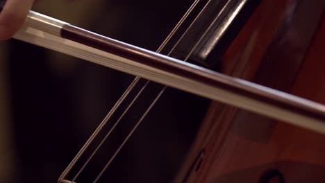 Close-Up-of-Cello-Being-Played