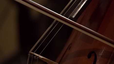 Close-of-a-Cello-being-Played