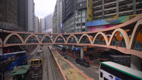 Innenstadt-Kreuzung-In-Hongkong