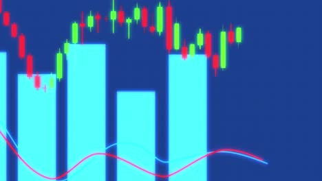 Animated-Looping-Graphs-and-Trading-Candlesticks