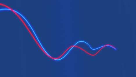 Looping-MACD-Chart-on-Blue-Background