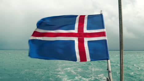 Icelandic-Flag-On-Back-of-Boat