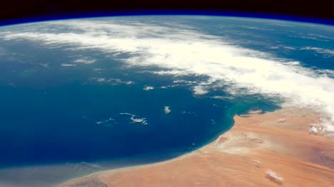 Graded-Footage-of-Mauritania-and-Atlantic-From-Space