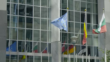 Flaggen-Der-EU-Mitgliedstaaten-In-Brüssel