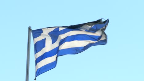 CU-of-Greek-Flag-in-Wind