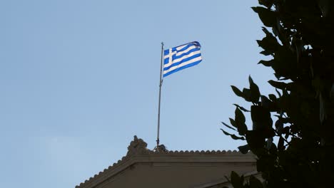 Bandera-griega-iluminada
