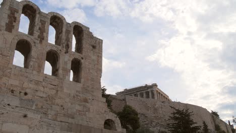 Blick-Auf-Antike-Griechische-Ruinen