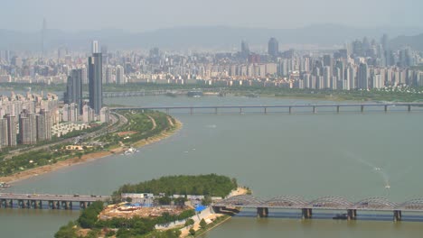 Brücken-über-Den-Han-Fluss-In-Seoul